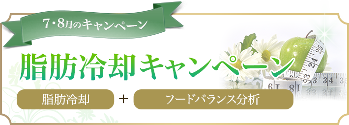 脂肪冷却キャンペーン